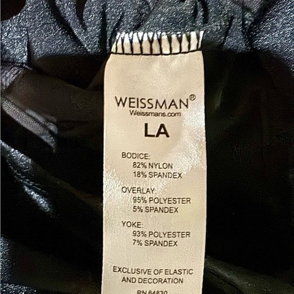 Weissman Dark Navy and Sequin Dance Costume. - Picture 6 of 10